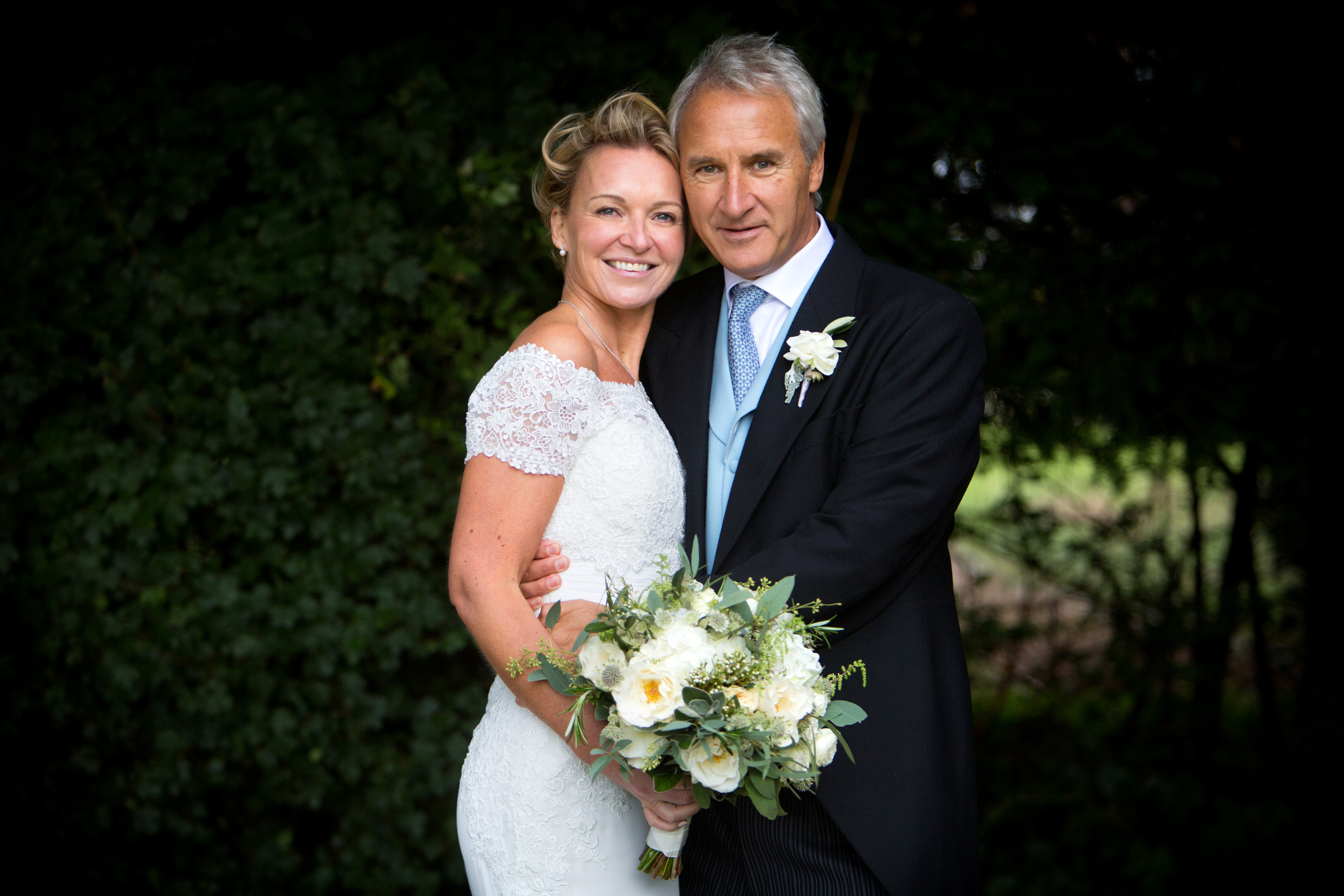 second wedding - bride and groom portrait